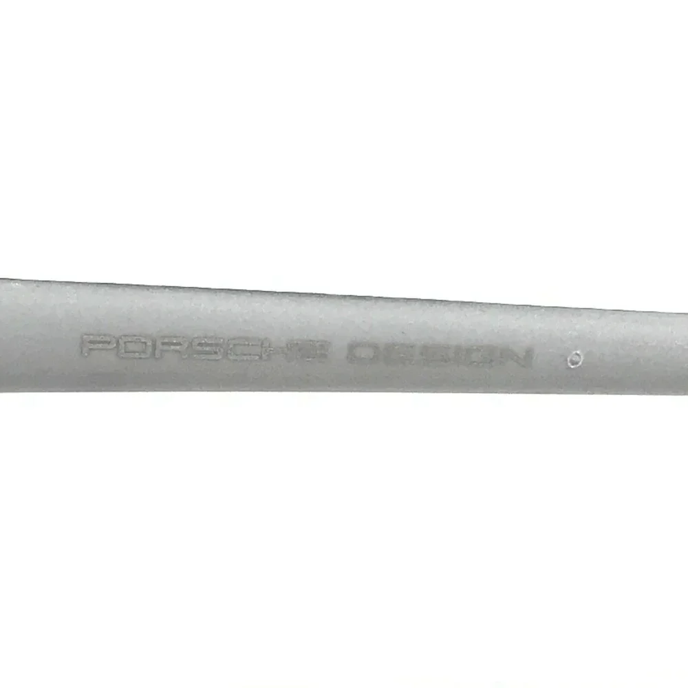 Porsche Design Eyeglasses Frames P8247 B Grey Clear Green Cat Eye 55-16-135